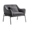 Armen Living Karen Gray Velvet Modern Accent Chair LCKRCHGRY - alternate 1
